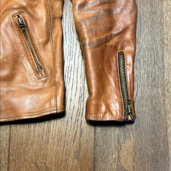 Hondo Huntley (Curated) Cafe Racer Thick Leather Jacket - Picture 7 of 13